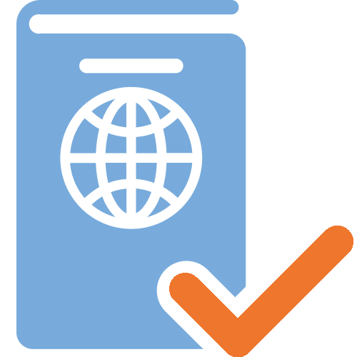 Enter your passport details and make a reservation